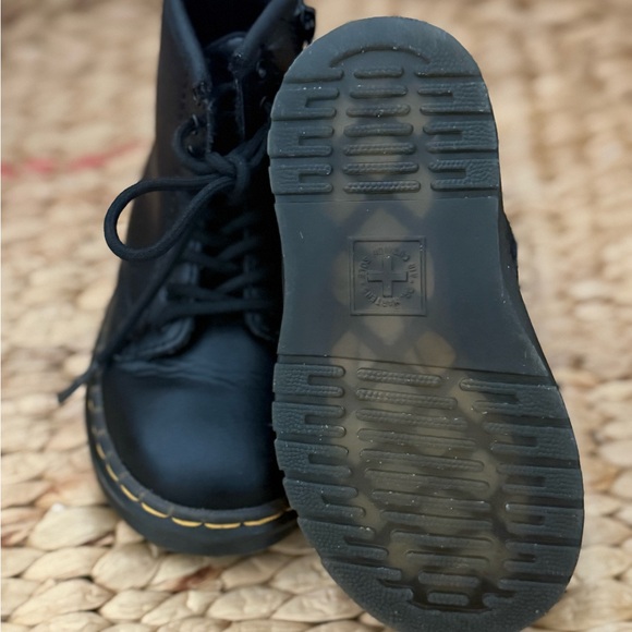 Dr. Martens Black Leather Boots - Picture 3 of 4